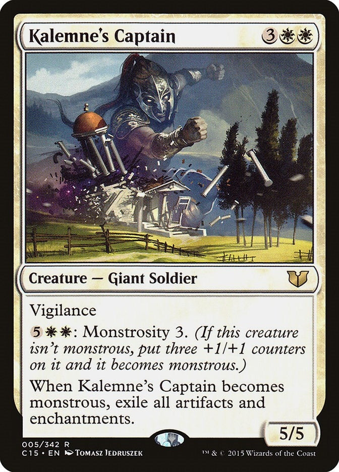 Image for Kalemne's Captain (5) (C15) - Magic: The Gathering