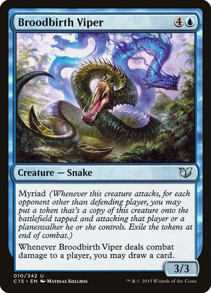 Image for Broodbirth Viper (10) (C15) - Magic: The Gathering