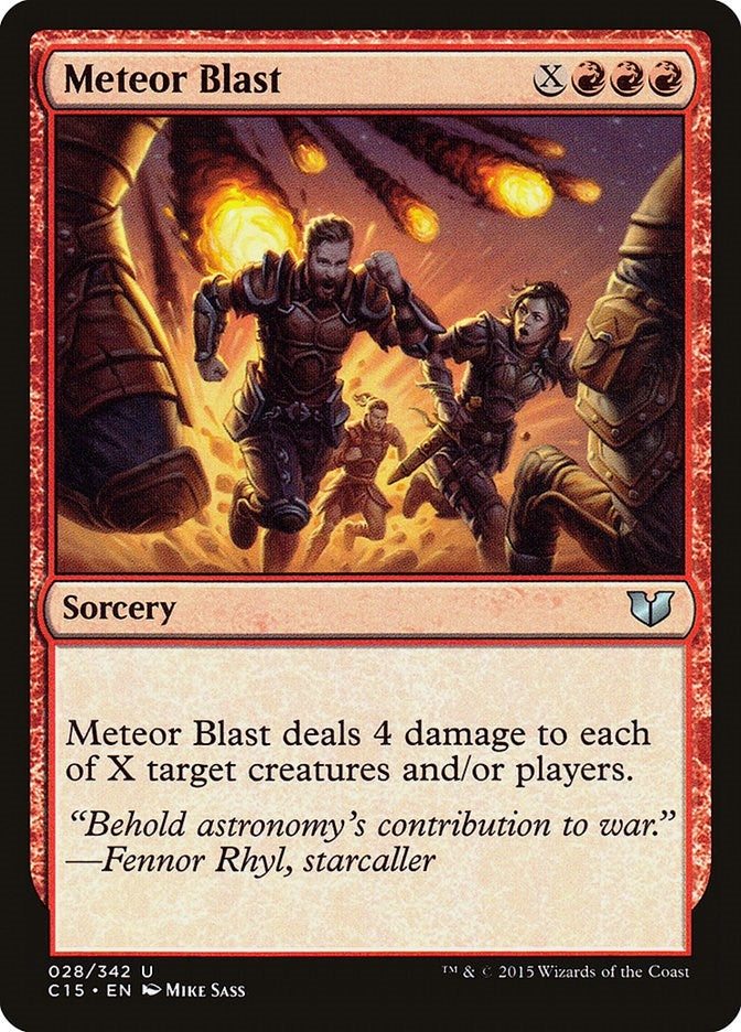 Image for Meteor Blast (28) (C15) - Magic: The Gathering
