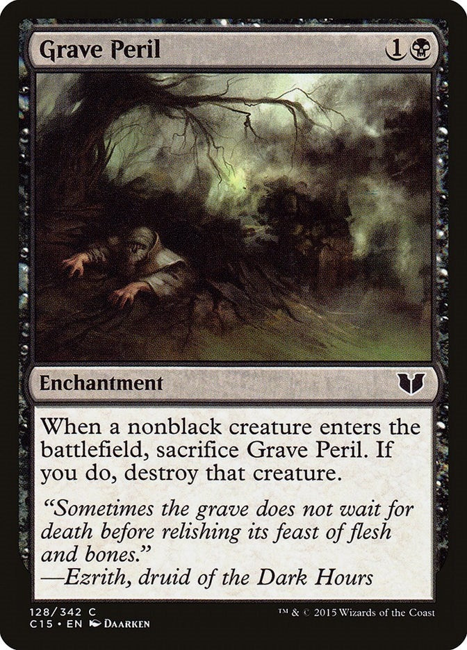 Image for Grave Peril (128) (C15) - Magic: The Gathering