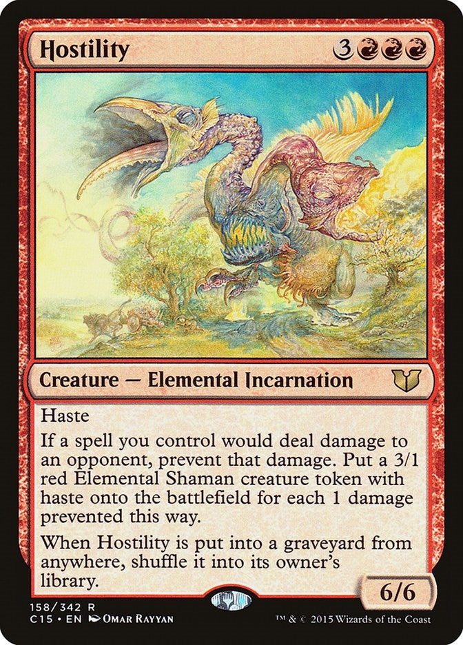 Image for Hostility (158) (C15) - Magic: The Gathering