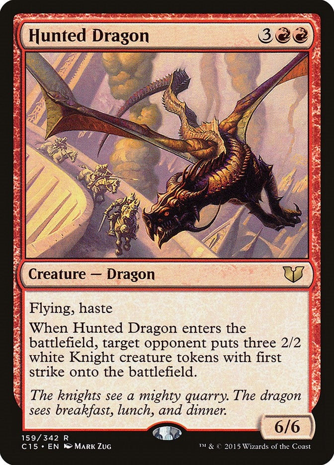 Image for Hunted Dragon (159) (C15) - Magic: The Gathering