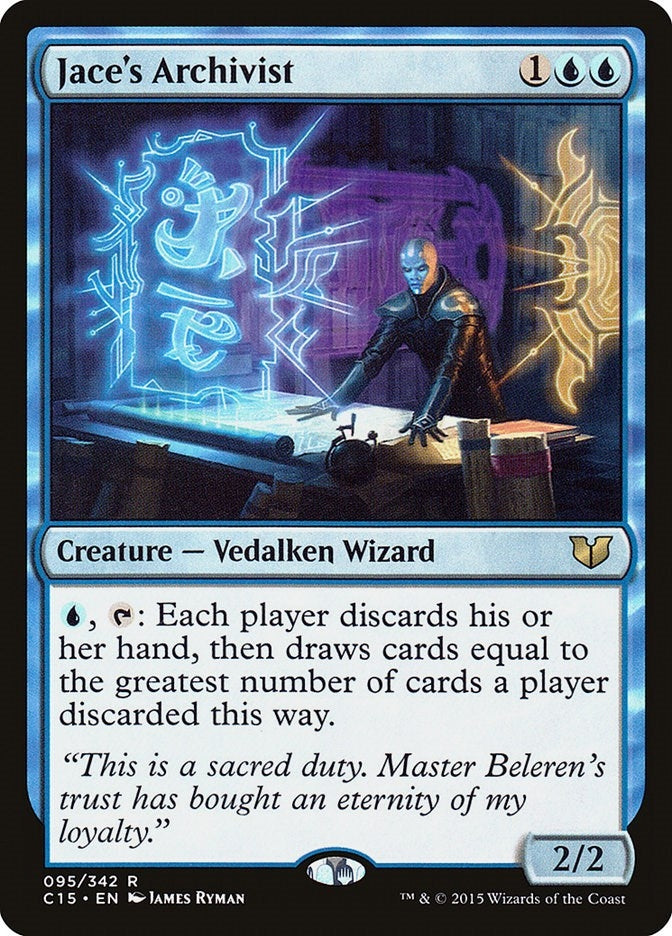 Image for Jace's Archivist (95) (C15) - Magic: The Gathering