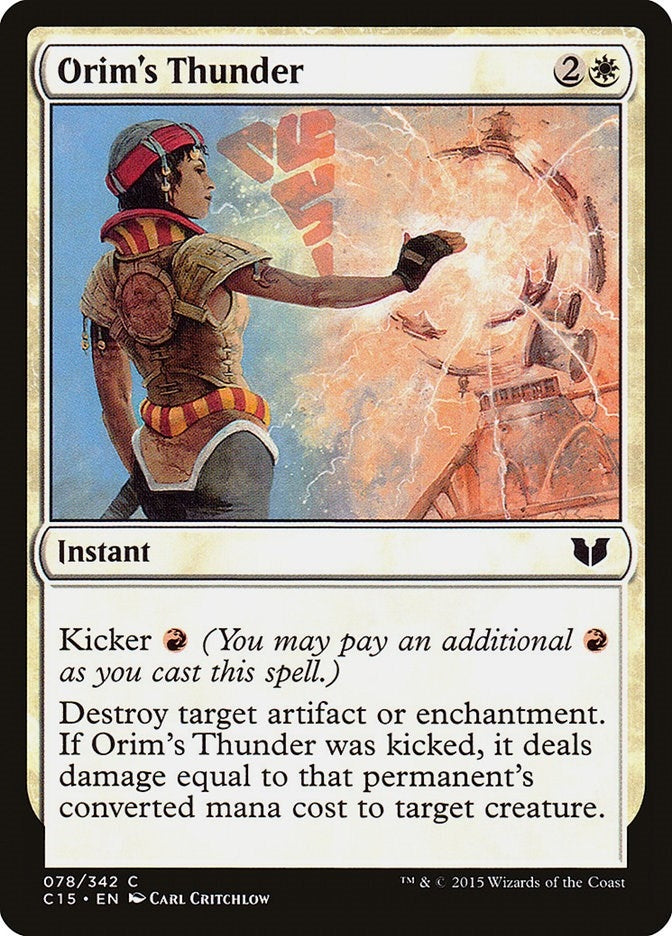Image for Orim's Thunder (78) (C15) - Magic: The Gathering