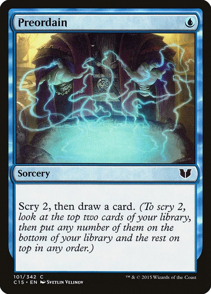 Image for Preordain (101) (C15) - Magic: The Gathering