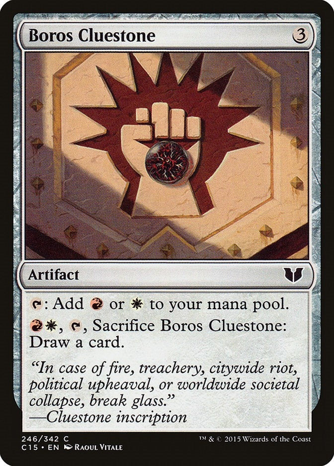 Image for Boros Cluestone (246) (C15) - Magic: The Gathering