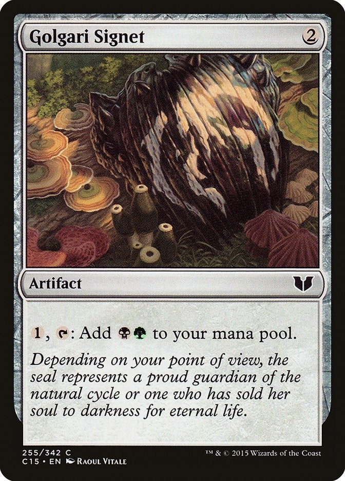 Image for Golgari Signet (255) (C15) - Magic: The Gathering