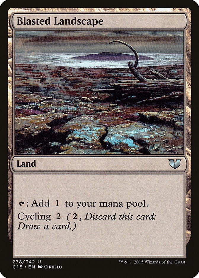 Image for Blasted Landscape (278) (C15) - Magic: The Gathering
