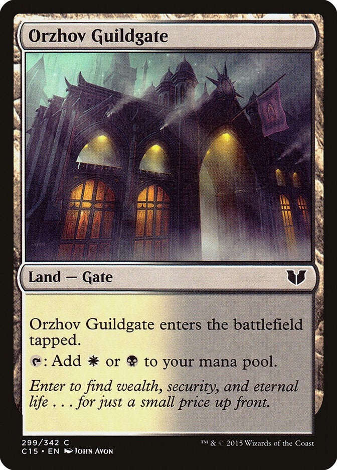 Image for Orzhov Guildgate (299) (C15) - Magic: The Gathering