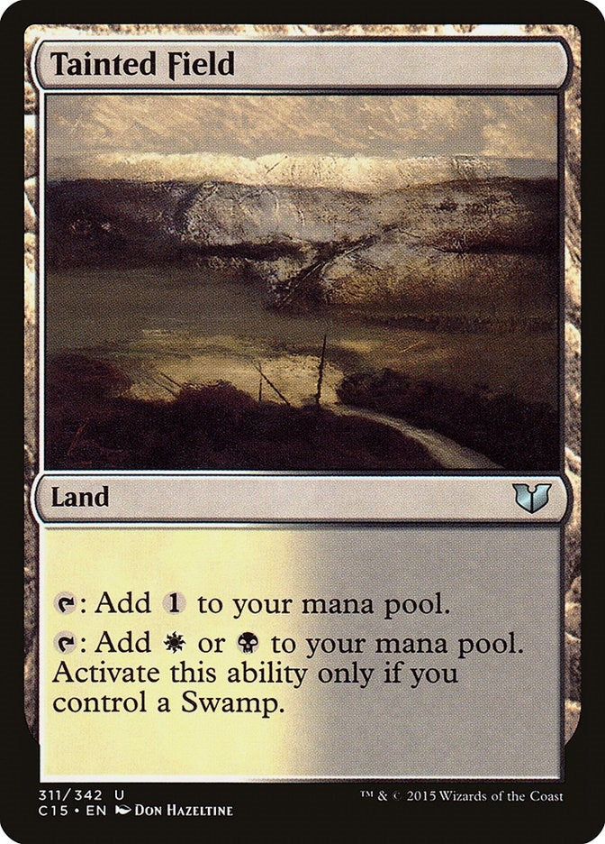 Image for Tainted Field (311) (C15) - Magic: The Gathering