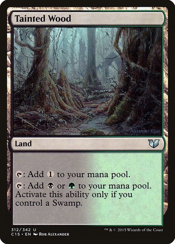 Image for Tainted Wood (312) (C15) - Magic: The Gathering
