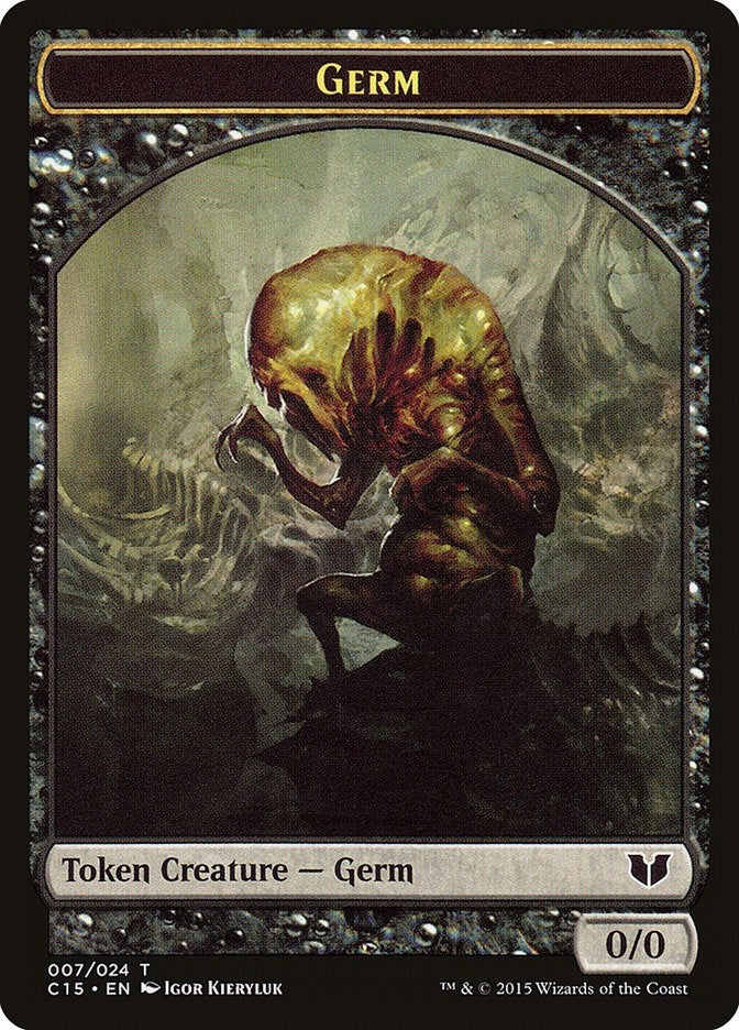 Image for Germ // Zombie Double-Sided Token (7 // 8) (C15) - Magic: The Gathering