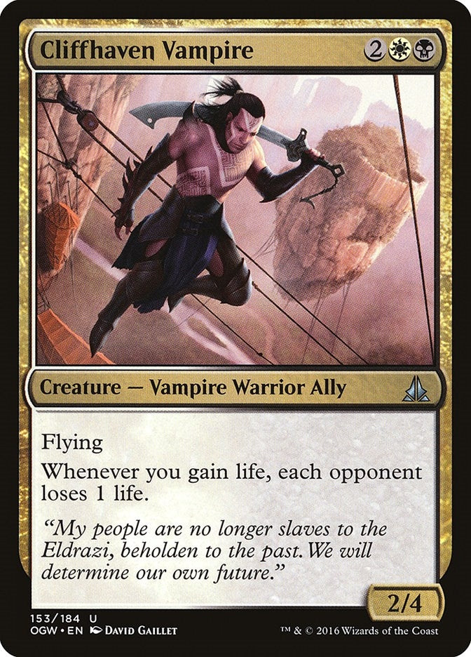 Image for Cliffhaven Vampire (153) (OGW) - Magic: The Gathering
