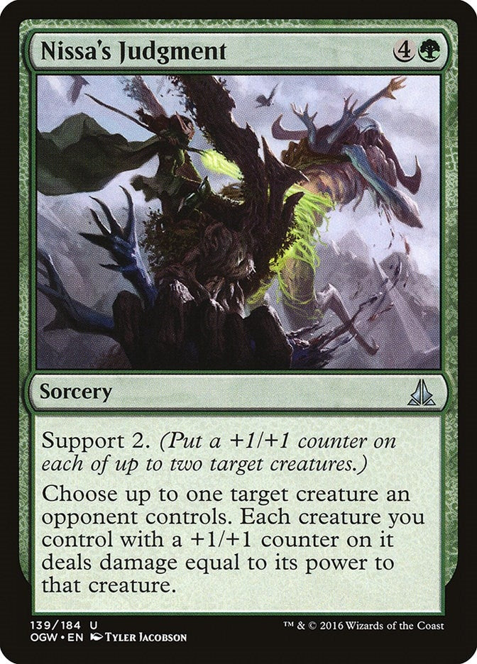 Image for Nissa's Judgment (139) (OGW) - Magic: The Gathering