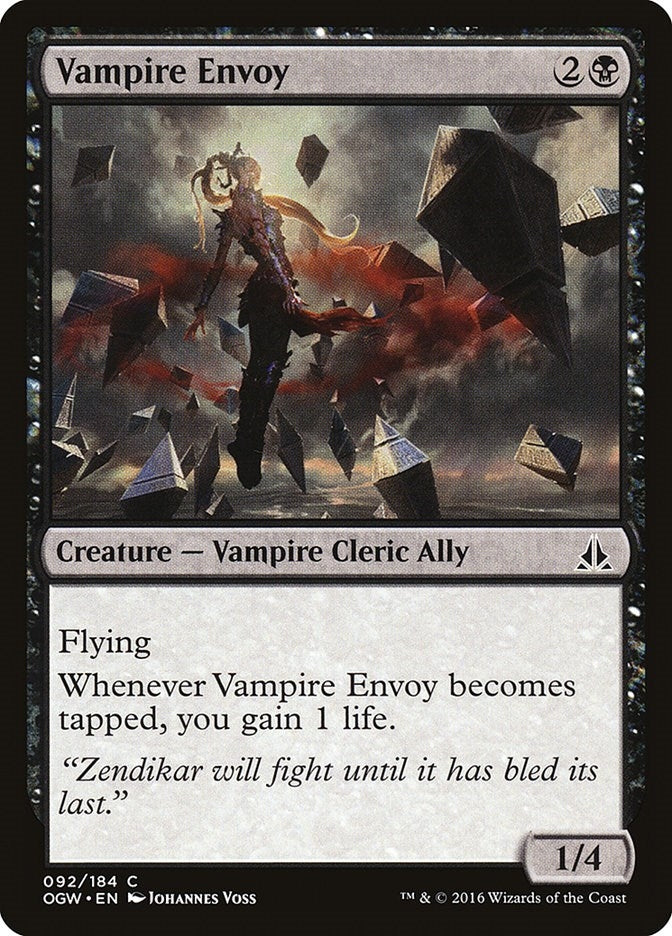 Image for Vampire Envoy (92) (OGW) - Magic: The Gathering