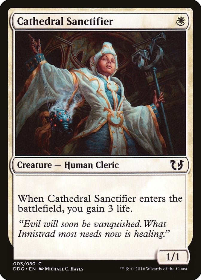 Image for Cathedral Sanctifier (3) (DDQ) - Magic: The Gathering