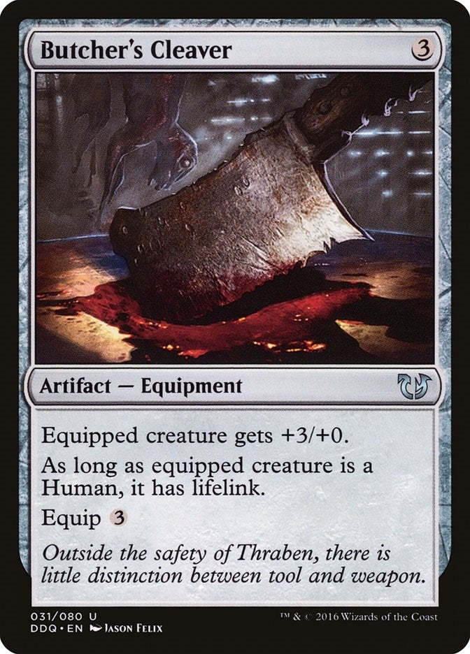 Image for Butcher's Cleaver (31) (DDQ) - Magic: The Gathering