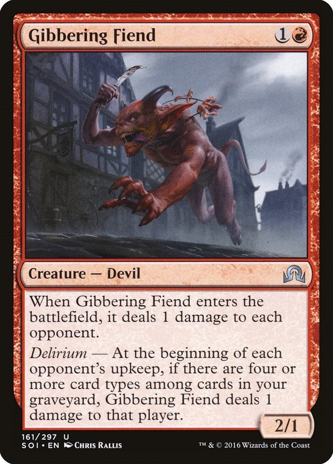 Image for Gibbering Fiend (161) (SOI) - Magic: The Gathering