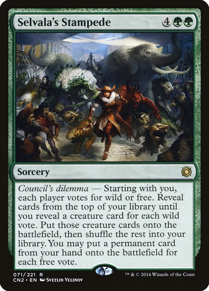 Image for Selvala's Stampede (71) (CN2) - Magic: The Gathering