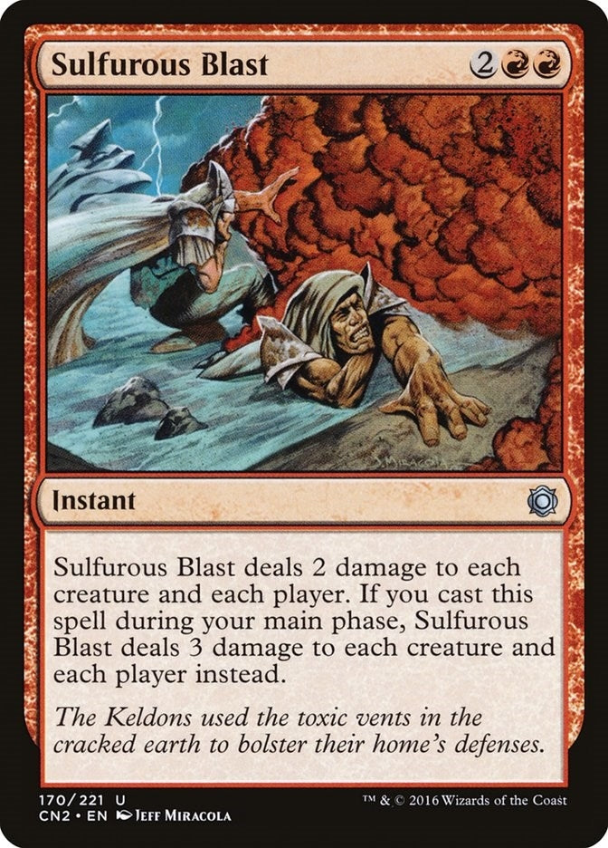 Image for Sulfurous Blast (170) (CN2) - Magic: The Gathering