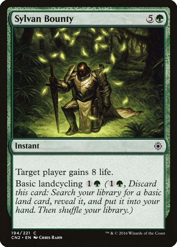 Image for Sylvan Bounty (194) (CN2) - Magic: The Gathering