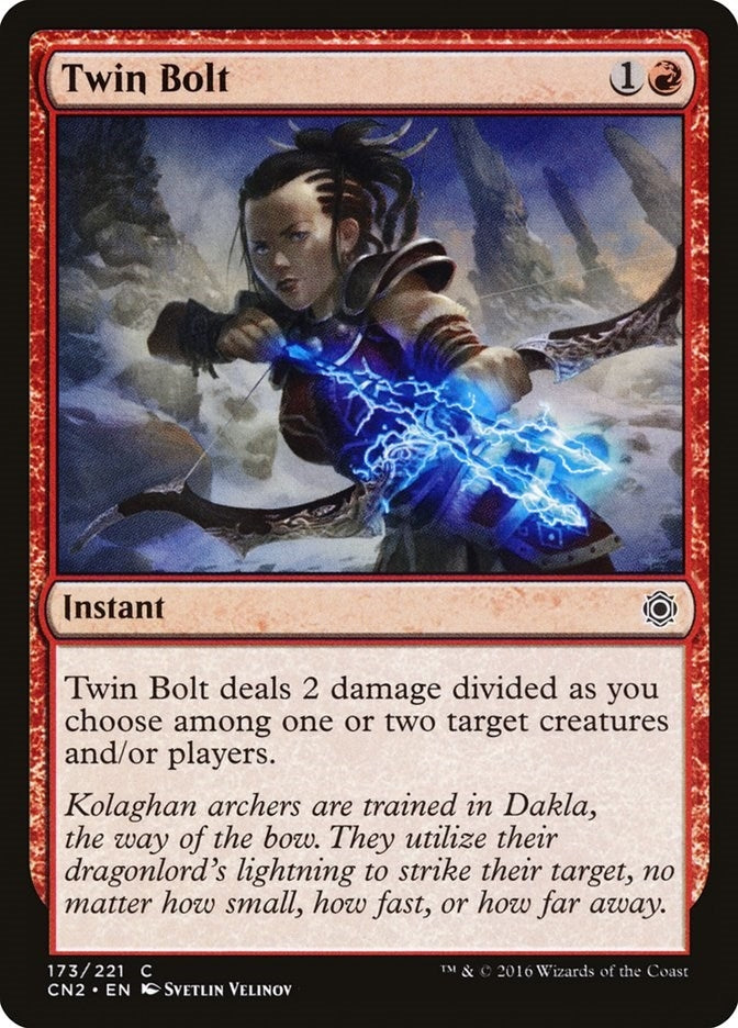 Image for Twin Bolt (173) (CN2) - Magic: The Gathering