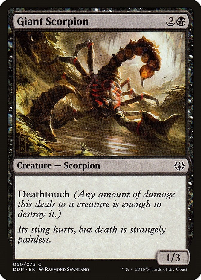 Image for Giant Scorpion (50) (DDR) - Magic: The Gathering