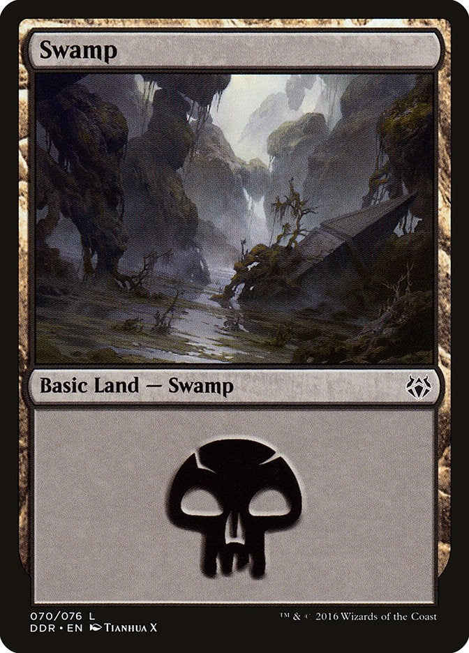 Image for Swamp (070) (70) (DDR) - Magic: The Gathering