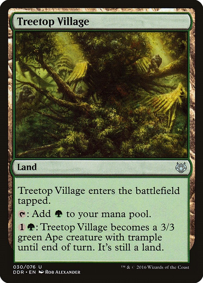 Image for Treetop Village (30) (DDR) - Magic: The Gathering