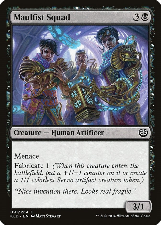 Image for Maulfist Squad (91) (KLD) - Magic: The Gathering