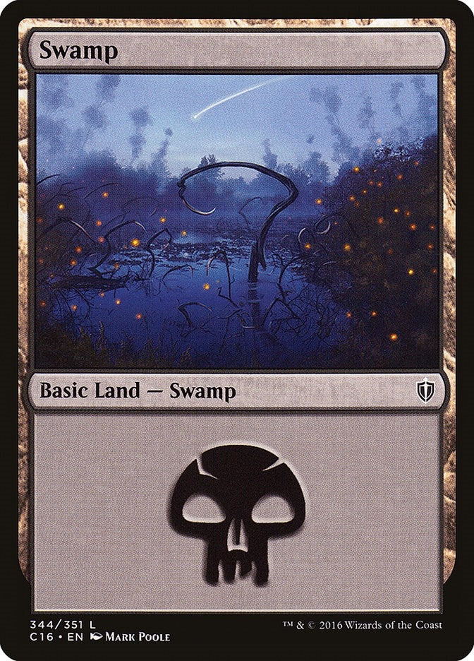 Image for Swamp (344) (344) (C16) - Magic: The Gathering
