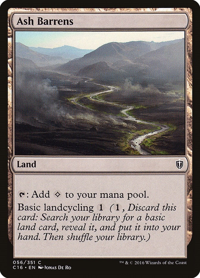 Image for Ash Barrens (56) (C16) - Magic: The Gathering