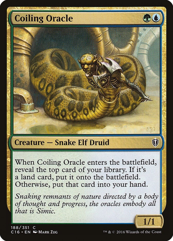Image for Coiling Oracle (188) (C16) - Magic: The Gathering