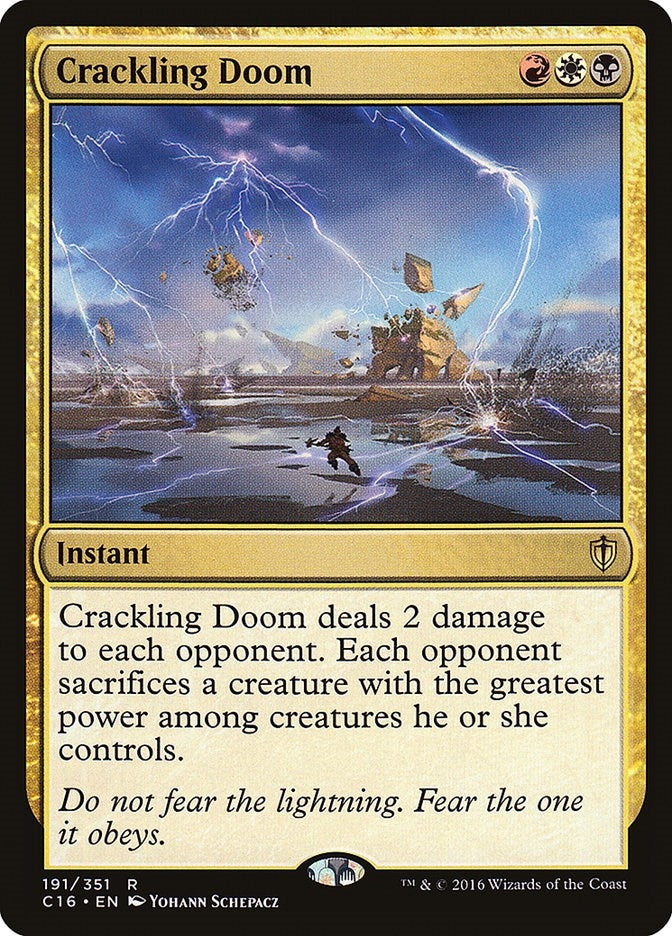 Image for Crackling Doom (191) (C16) - Magic: The Gathering