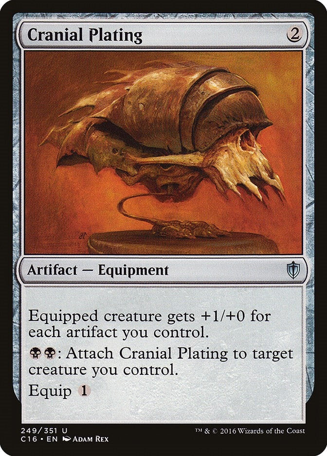 Image for Cranial Plating (249) (C16) - Magic: The Gathering