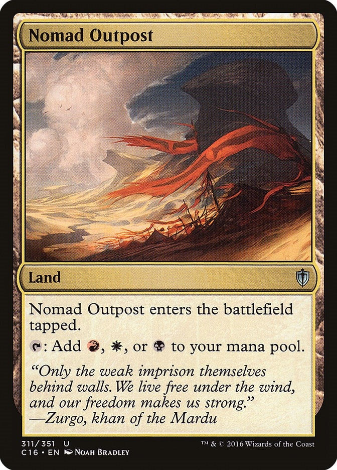 Image for Nomad Outpost (311) (C16) - Magic: The Gathering