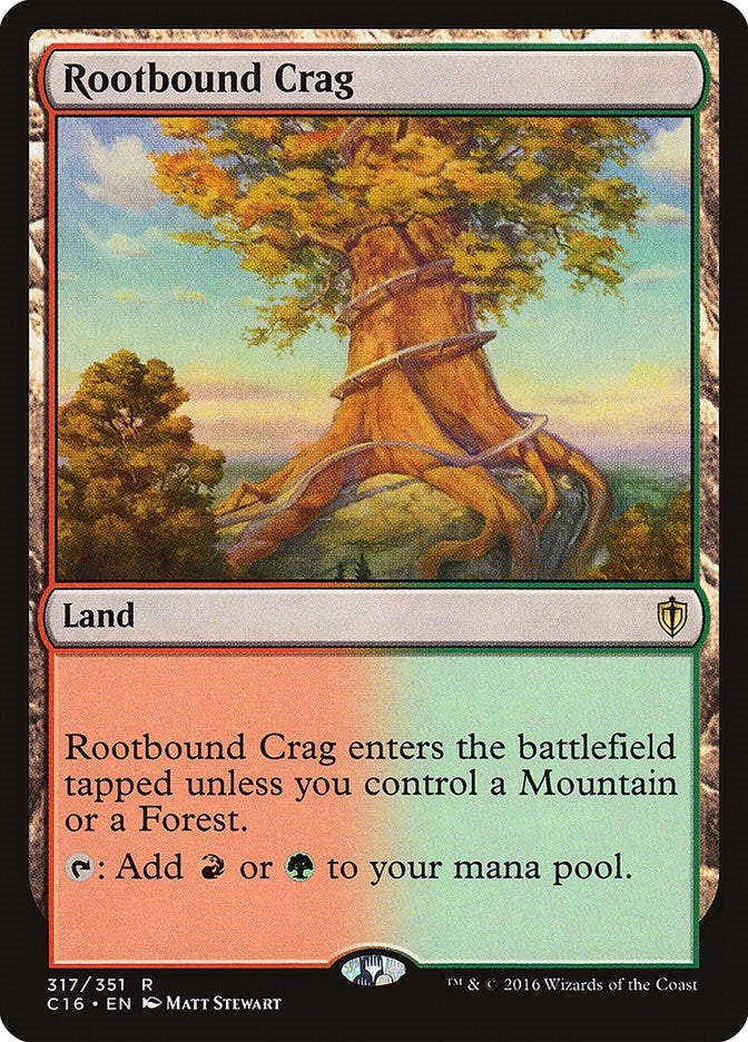 Image for Rootbound Crag (317) (C16) - Magic: The Gathering