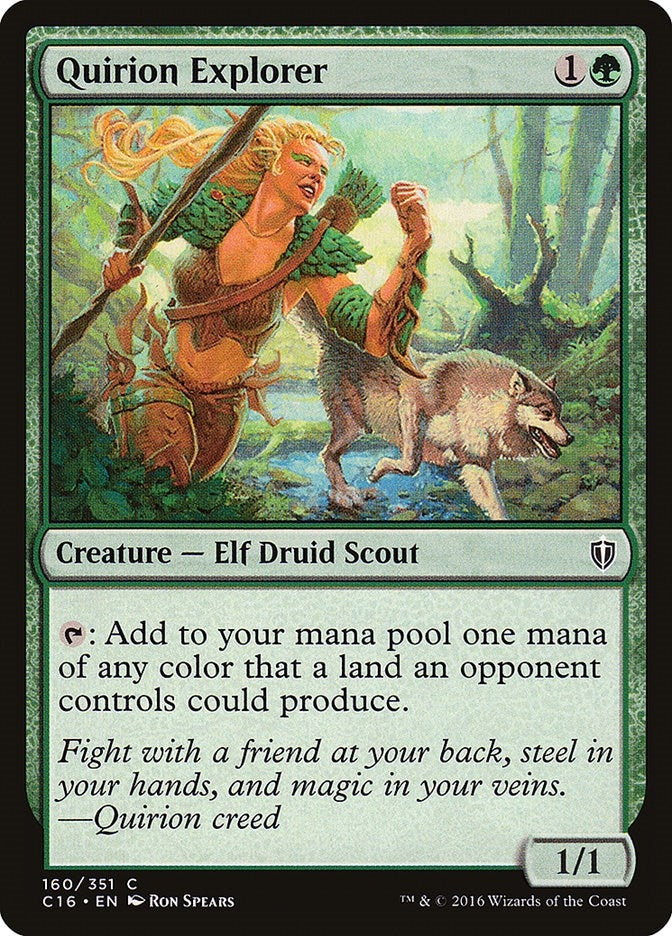 Image for Quirion Explorer (160) (C16) - Magic: The Gathering