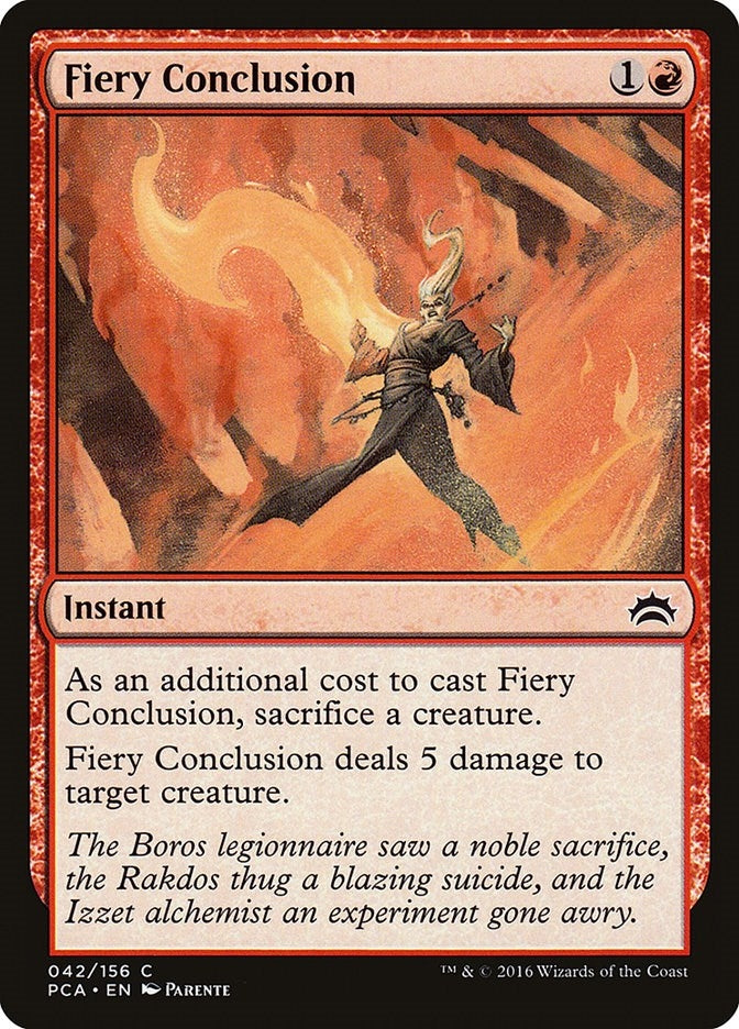 Image for Fiery Conclusion (42) (PCA) - Magic: The Gathering