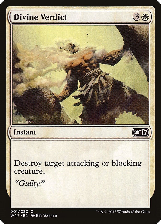 Image for Divine Verdict (1) (W17) - Magic: The Gathering