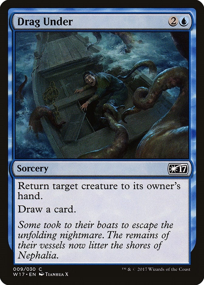 Image for Drag Under (9) (W17) - Magic: The Gathering