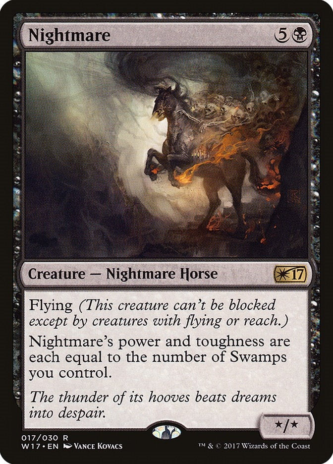 Image for Nightmare (17) (W17) - Magic: The Gathering