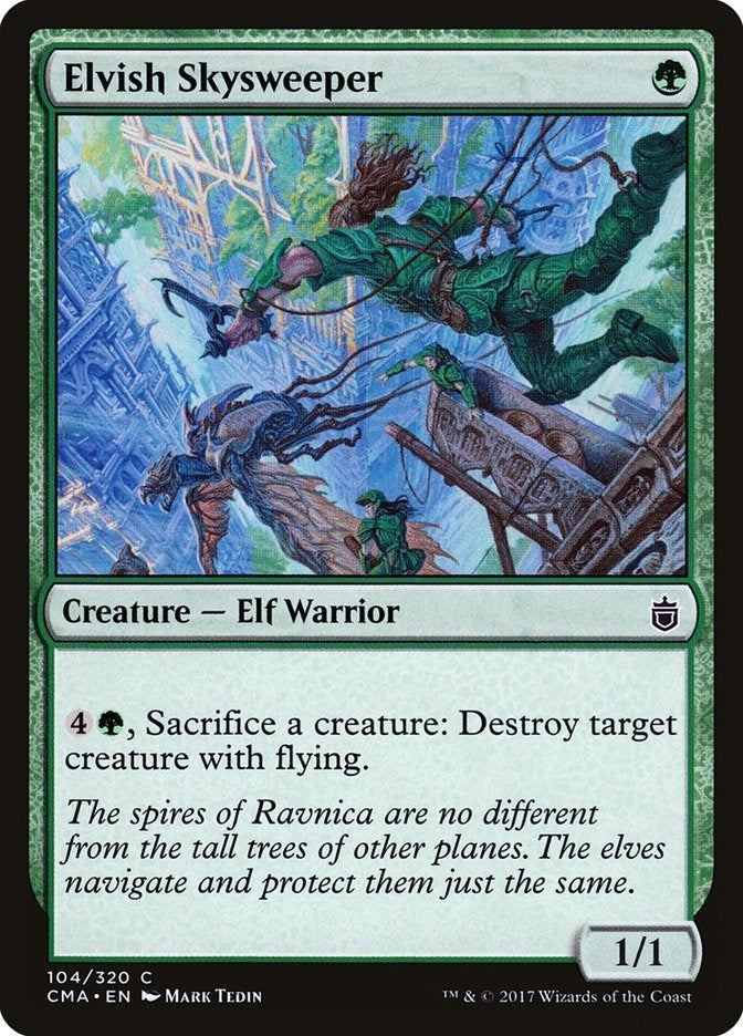 Image for Elvish Skysweeper (104) (CMA) - Magic: The Gathering