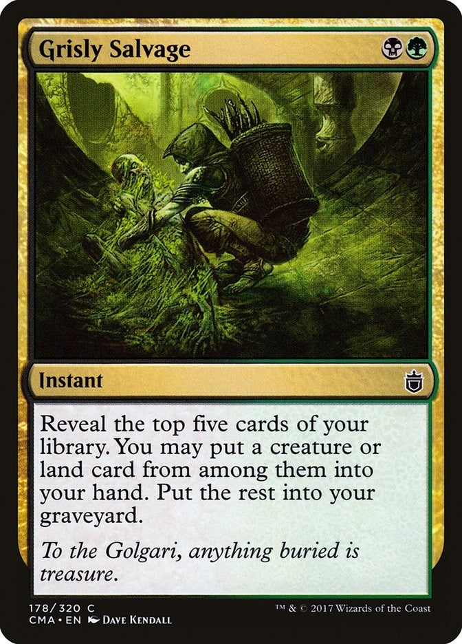 Image for Grisly Salvage (178) (CMA) - Magic: The Gathering