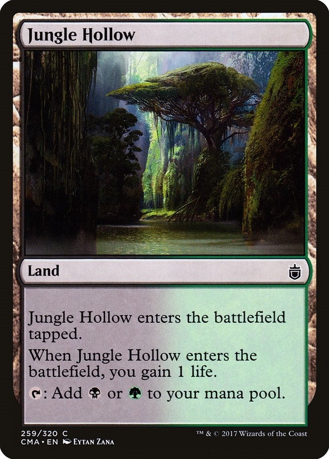 Image for Jungle Hollow (259) (CMA) - Magic: The Gathering
