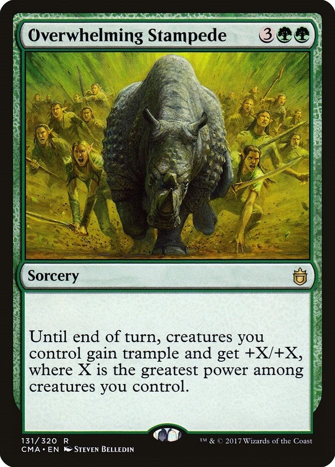 Image for Overwhelming Stampede (131) (CMA) - Magic: The Gathering