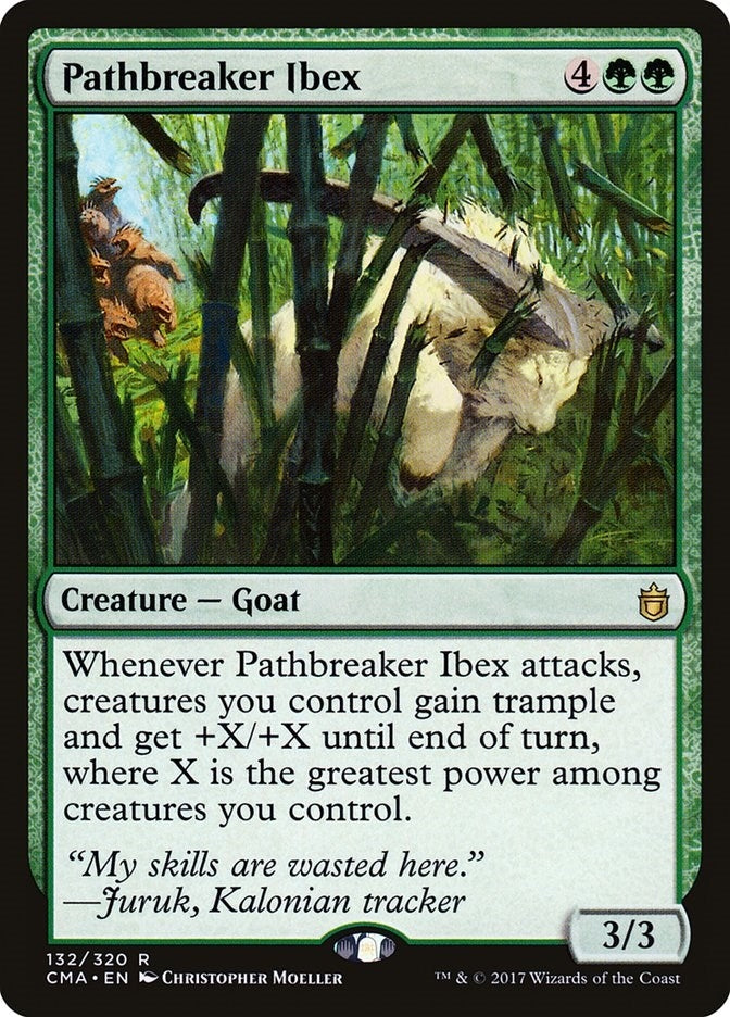Image for Pathbreaker Ibex (132) (CMA) - Magic: The Gathering