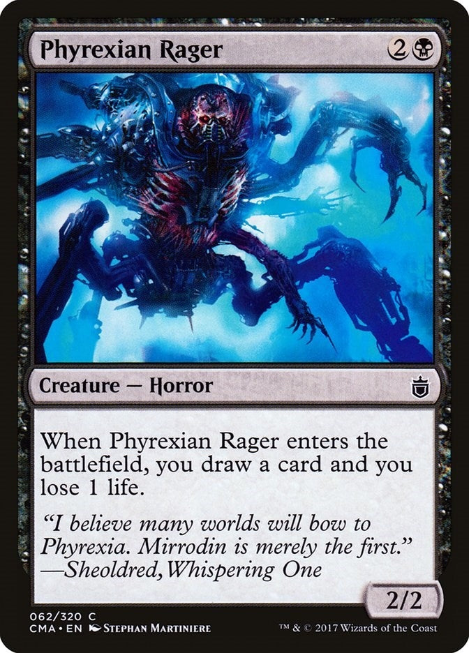 Image for Phyrexian Rager (62) (CMA) - Magic: The Gathering