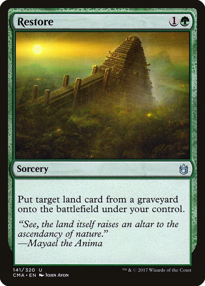 Image for Restore (141) (CMA) - Magic: The Gathering