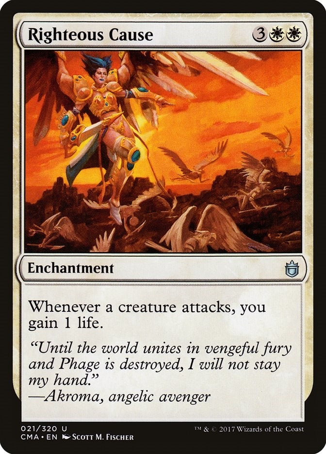 Image for Righteous Cause (21) (CMA) - Magic: The Gathering